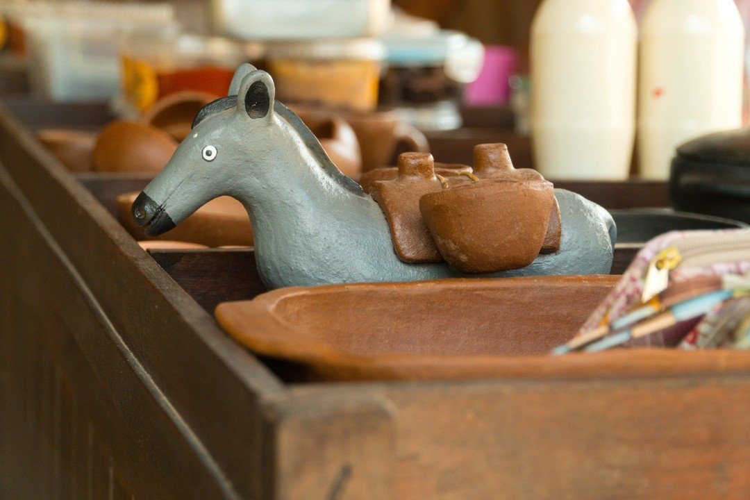 Foto Feirinha com produtos artesanais